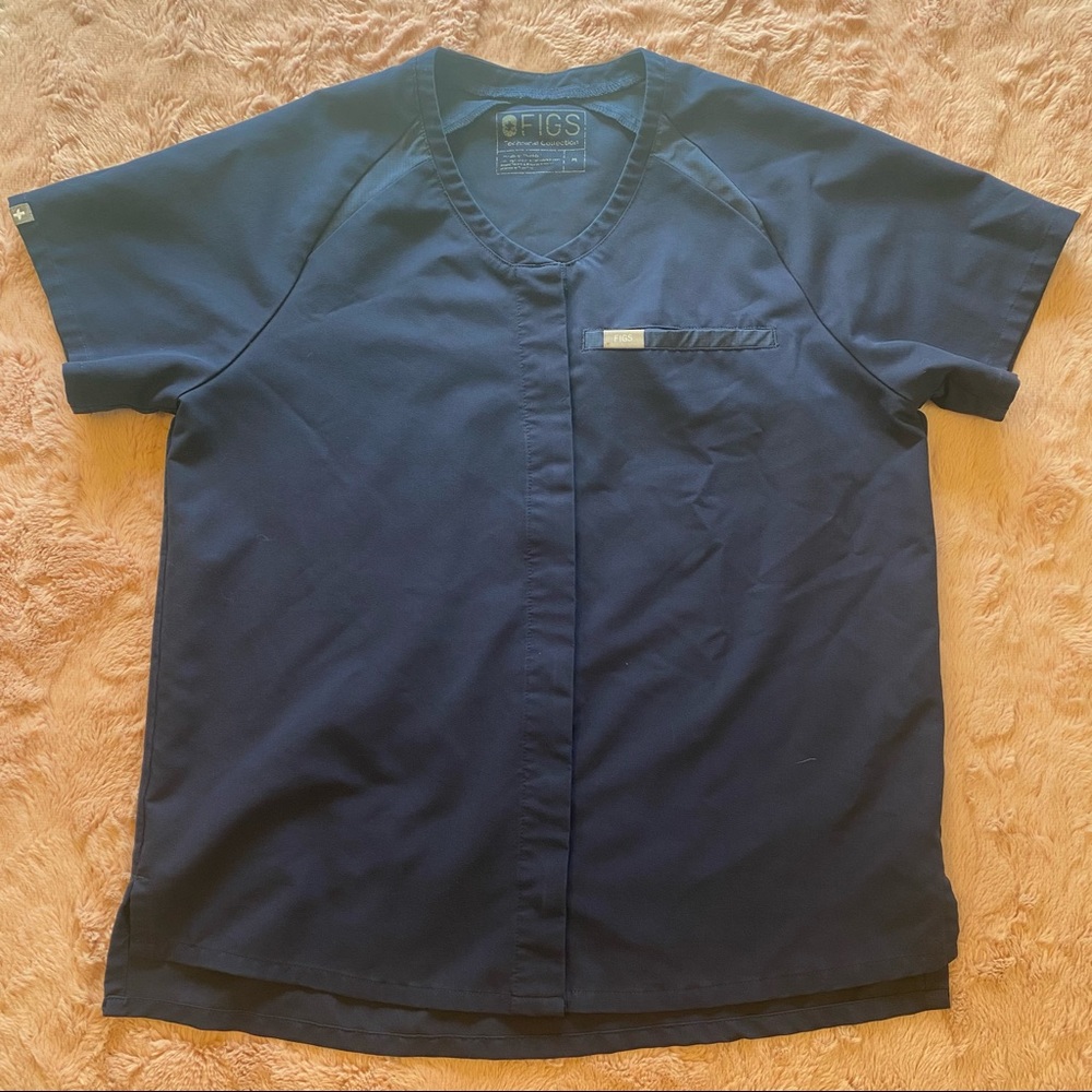 FIGS - Tela Scrub Top - Navy - M
